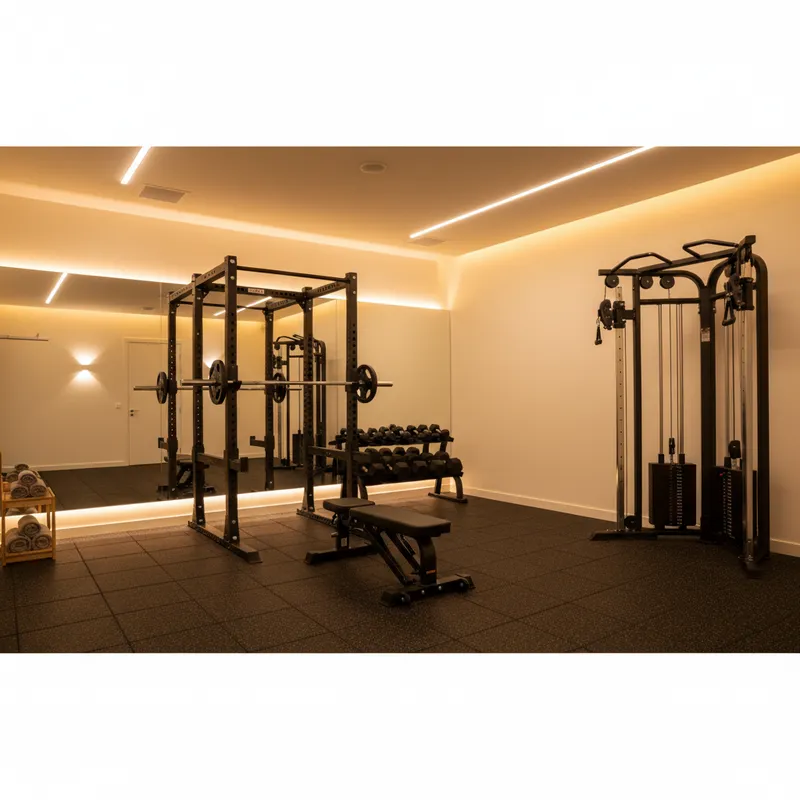 Interior do ginásio FIT'S ACADEMIA