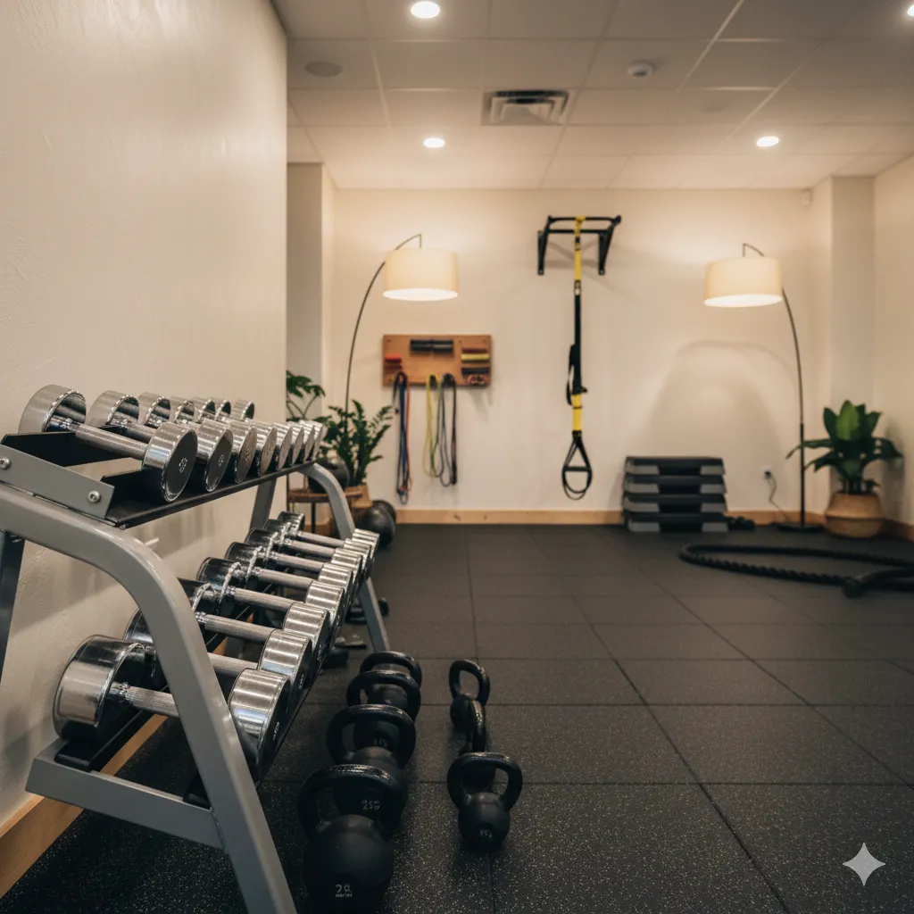 Sessão de personal training na FIT'S ACADEMIA